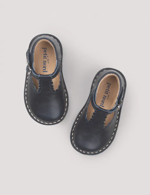 T-BAR SCALLOP - NAVY