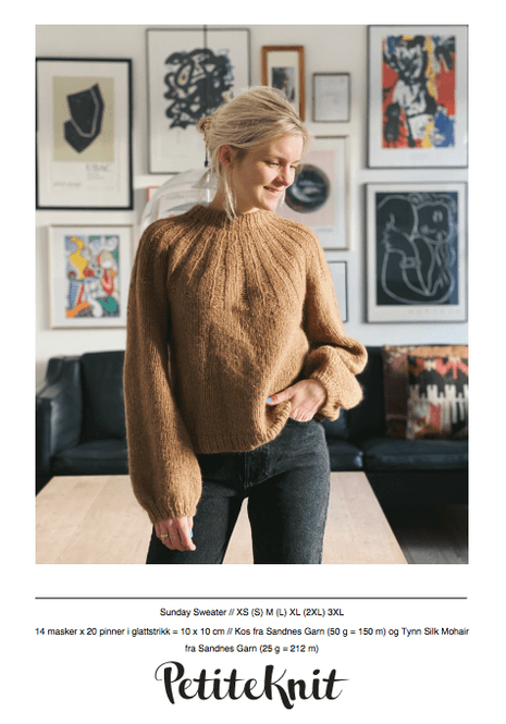 Hovedbilde Sunday Sweater - oppskrift