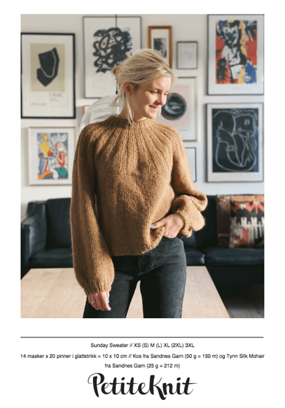 Sunday Sweater - oppskrift