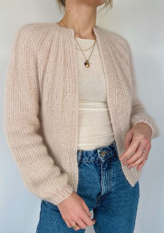 Sunday Cardigan Mohair Edition - oppskrift