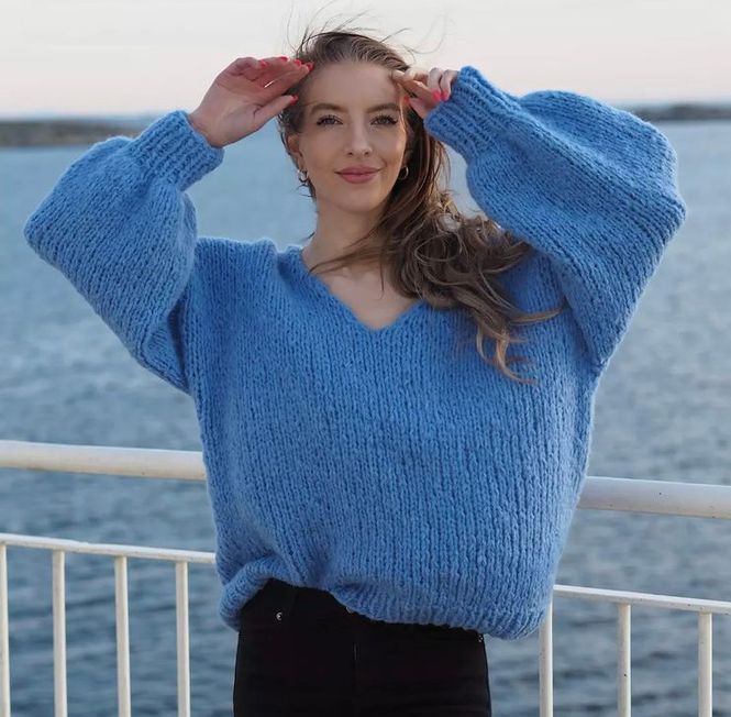 Hovedbilde Veda Sweater - Ensfarget