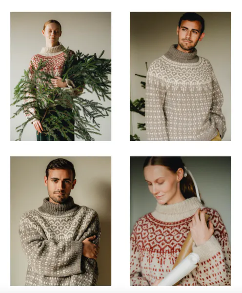 Hovedbilde Mønster - Unisex genser Jul No 6